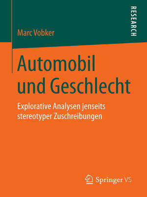 cover image of Automobil und Geschlecht